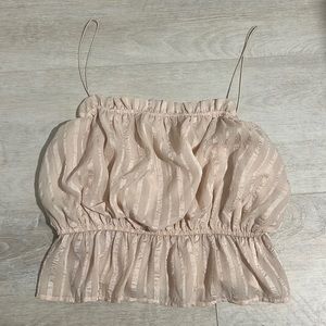 THIS STRAP PINK BLOUSE